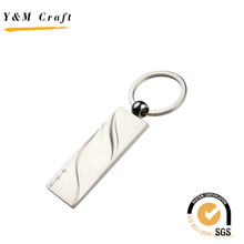 Promotional Souvenir Rectangle Shape Metal Key Chain for Advertising